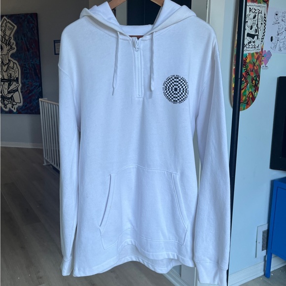 Quarter Zip Vans Hoodie - Picture 1 of 5